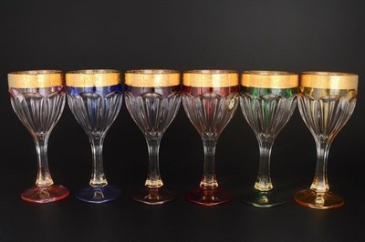 Набор бокалов для вина "Safari color new" (6 штук) - фото 11370