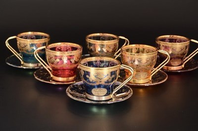 Набор кофейных пар Art Decor Veneziano Color - фото 12263
