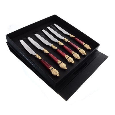 Набор десертных ножей Domus Versailles gold (6 шт) - фото 12327