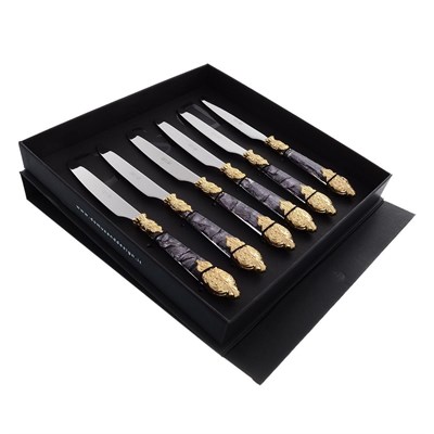 Набор десертных ножей Domus Versailles gold (6 шт) - фото 12329