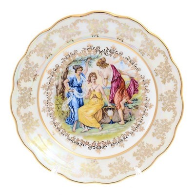 Набор тарелок Queen's Crown Корона Мадонна Перламутр 21 см(6 шт) - фото 13015
