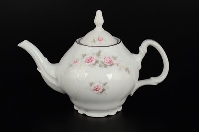 Чайник Bernadotte "Бледная роза, платина" 700 мл - фото 13185