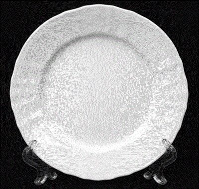 Набор тарелок 25 см Бернадот без декора (6 штук) - фото 13645