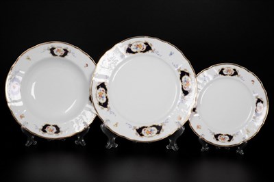 Набор тарелок Bernadotte Синий глаз 18 предметов - фото 13720