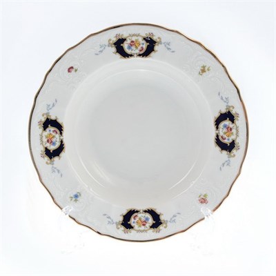 Набор тарелок глубоких Bernadotte Синий глаз 23 см(6 шт) - фото 13724