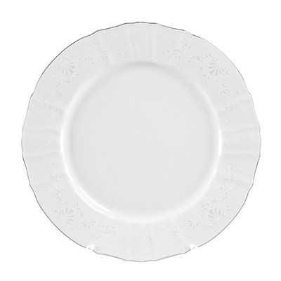 Блюдо круглое Bernadotte Платиновый узор 30 см - фото 13773