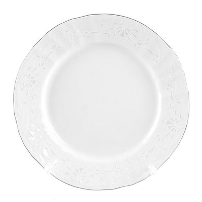 Набор тарелок Bernadotte Платиновый узор 17 см(6 шт) - фото 13793