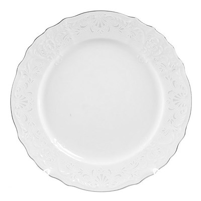 Набор тарелок Bernadotte Платиновый узор 21 см(6 шт) - фото 13796