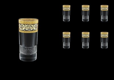 Набор стаканов для воды Astra Gold Allegro Fiesole Golden Light Deco 360мл (6 штук) - фото 13884