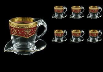 Набор чайных пар 6 чашек + 6 блюдец 12 пр Astra Gold - фото 13895
