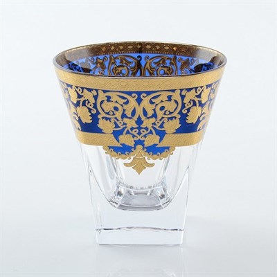 Набор стаканов для виски Astra Gold Natalia Golden Blue Decor 270мл(6 шт) - фото 13904