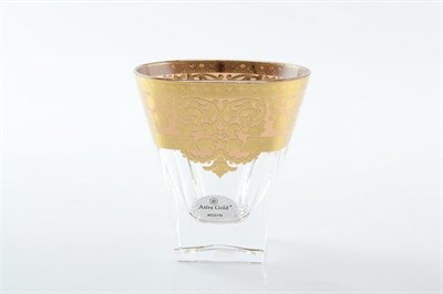Набор стаканов для виски Astra Gold Natalia Golden Ivory Decor 200мл(6 шт) - фото 13913