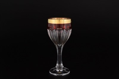 Набор бокалов для вина Crystalite Bohemia Safari рубин 190мл(6 шт) - фото 14413