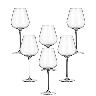 Набор бокалов для вина Crystalite Bohemia Amy 460 мл (6 шт) - фото 14470