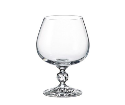 Набор бокалов для бренди Crystalite Bohemia Sterna/Klaudie 250 мл(6 шт) - фото 14590