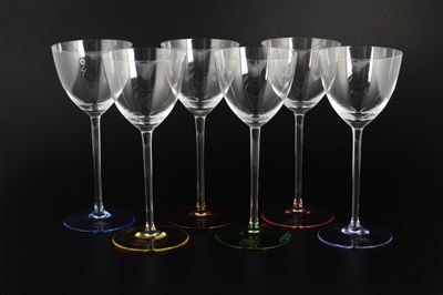 Набор бокалов для вина Crystalite Bohemia Suzanne Арлекино 260мл (6 шт) - фото 14608