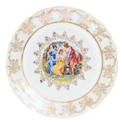 Набор тарелок Carlsbad Фредерика Мадонна Перламутр 21 см(6 шт) - фото 14826