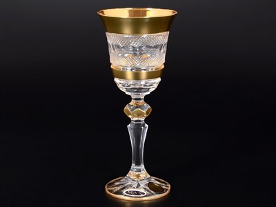 Набор рюмок для водки Bohemia Max Crystal хрусталь с золотом 60мл(6 шт) - фото 15104