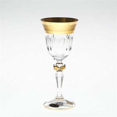 Набор рюмок для водки  хрусталь с золотом Bohemia Max Crystal 60 мл(6 шт) - фото 15105