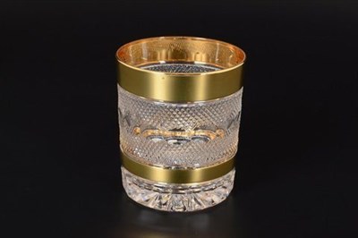 Набор стаканов для виски хрусталь с золотом Филиция Bohemia Max Crystal 320 мл(6 шт) - фото 15107