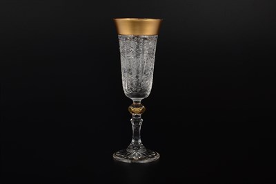 Набор фужеров для шампанского 150 мл Sonne Crystal Золото (6 шт) - фото 15149