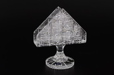 Салфетница на ножке Sonne Crystal 14см - фото 15683