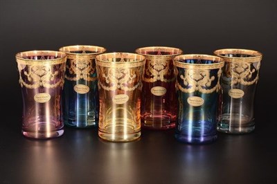 Набор стаканов для воды Art Decor Veneziano Color 200мл(6 шт) - фото 15720