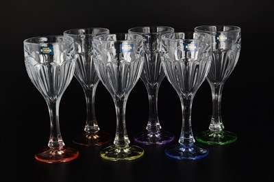 Набор бокалов для вина Crystalite Bohemia Сафари Ассорти 290 мл(6 шт) - фото 15829