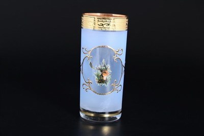 Набор стаканов для воды Bohemia Версаче Охота синяя (6 шт) - фото 15841