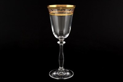 Набор бокалов для вина Bohemia Золотой лист Анжела 185мл (6 шт) - фото 15884