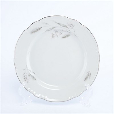Набор тарелок Thun Констанция Серебряные колосья 19 см (6 шт) - фото 16316