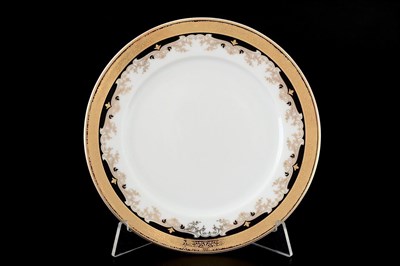 Набор тарелок Thun Кристина Черная Лилия 17см (6 шт) - фото 16338