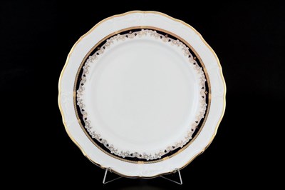 Набор тарелок Thun Мария Луиза Синяя лилия 27см (6 шт) - фото 16454