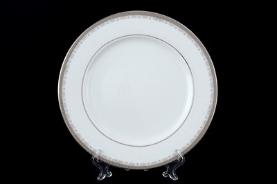Набор тарелок Thun Опал Платиновая лента 25см (6 шт) - фото 16501