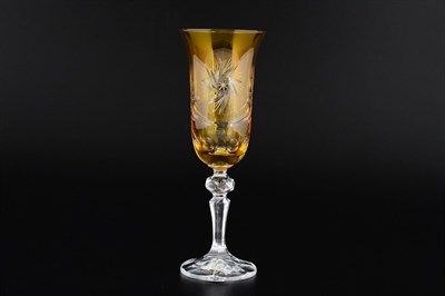 Фужер для шампанского Bohemia Цветной хрусталь 200мл - фото 16642