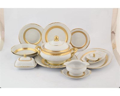 Столовый сервиз на 6 персон 27 предметов Матовая лента Sterne porcelan - фото 16902