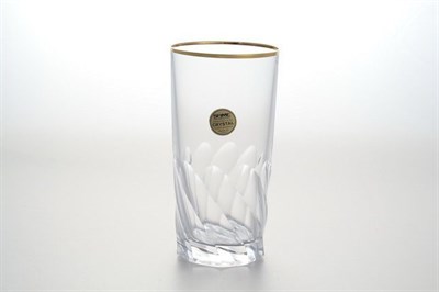 Набор Sam Палермо золото 6 стаканов для воды 350мл - фото 17209