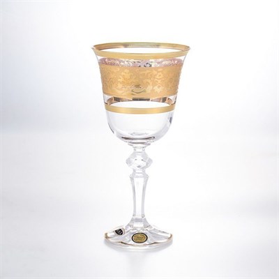 Набор бокалов для вина Star Crystal Смальта Кристина 220мл (6 шт) - фото 17618