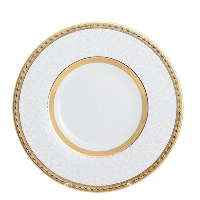 Блюдо круглое Falkenporzellan Constanza Diamond White Gold 32 см - фото 17831