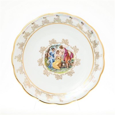 Блюдо круглое Sterne porcelan Мадонна Перламутр 30 см - фото 18014