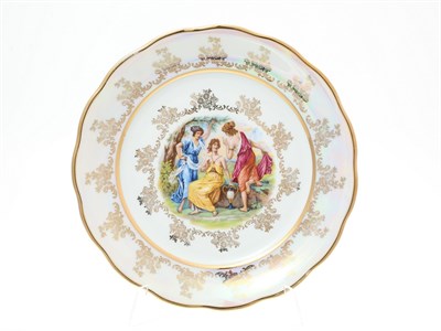 Набор тарелок Sterne porcelan Мадонна Перламутр  26 см(6 шт) - фото 18026
