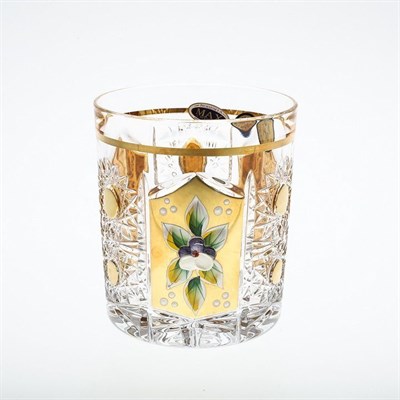 Набор стаканов для виски Bohemia Max Crystal хрусталь с золотом 320мл(6 шт) - фото 18216