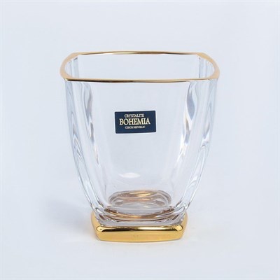 Набор стаканов для виски Bohemia Gold Arezzo 320 мл (6 штук) - фото 18419