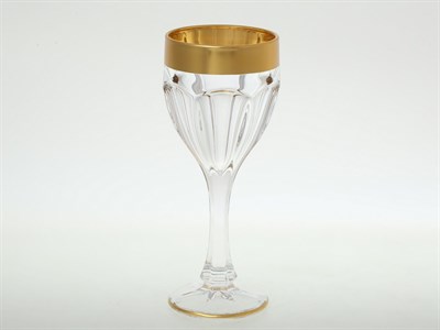Набор бокалов для вина Bohemia Gold Сафари матовая полоса 290 мл(6 шт) - фото 18441
