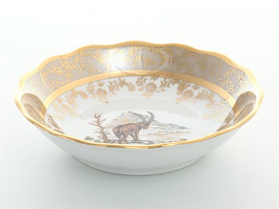 Набор салатников Sterne porcelan Охота Бежевая 13 см(6 шт) - фото 18455