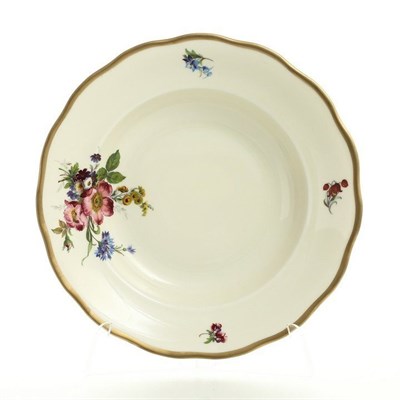 Набор тарелок глубоких Sterne porcelan Слоновая кость 23 см - фото 18528