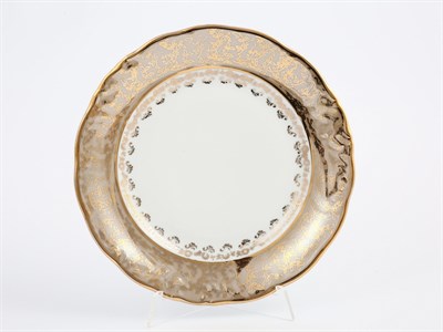 Набор тарелок Carlsbad Фредерика Лист Бежевый 21 см(6 шт) - фото 19352