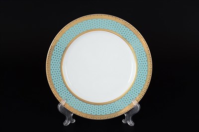 Набор тарелок Thun Луиза Мантия голубая 25см (6 шт) - фото 20515