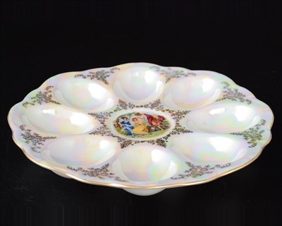 Поднос для яиц Queen's Crown Мадонна Перламутр 21 см - фото 20552