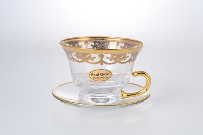 Набор чайних пар Art Decor Veneziano Color Sofia 200мл - фото 20936
